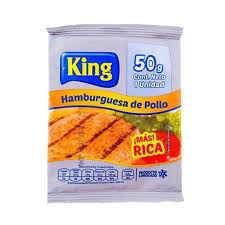 Pack Hamb King Pollo 50x8u